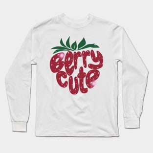 The Cute Strawberry Fruit Long Sleeve T-Shirt